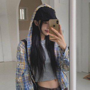 온나핏 후드 퍼프블라우스 반팔블라우스 민소매블