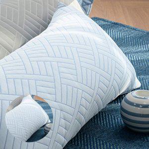 롱쿠션 긴베개 안고자는 캐릭터 바디쿠션 바디필로우 듀라론 3중직 냉감 블루 솜포함