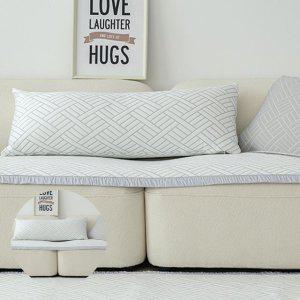 롱쿠션 긴베개 안고자는 캐릭터 바디쿠션 바디필로우 듀라론 3중직 냉감 화이트 솜포함