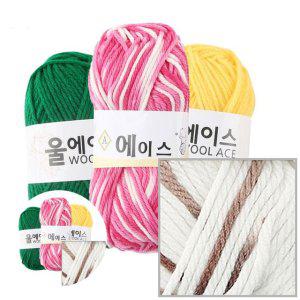 목도리털실 수세미 캐시미어 수면사 헤어 손뜨개질 가방털실 에이스 뜨개질 4개입 NO.489