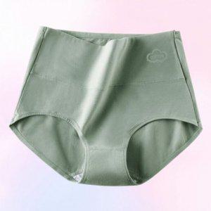 삼각팬티 코튼 여성용 100%면 올데이 신축성 거들심리스소재 쫀쫀한 뱃살