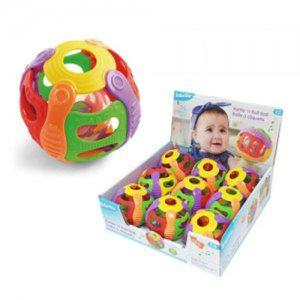 키두지 소리나는 딸랑이공 벌크 딸랑이 신생아완구 영유아완구 아기 장난감 첫장난감