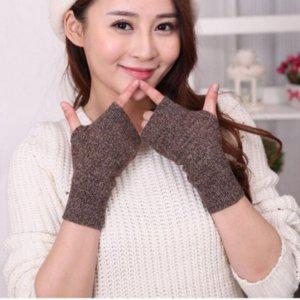 여성 운전용 사무실 키보드 장갑 니트 손목 보온 여자 겨울