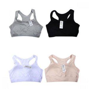 베이직 망고 노와이어 스포츠브라 스포츠 탑브라