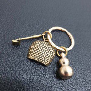 키링월드 황동 쓰레받이 복받으세요 액막이 삼재 키링 재물복 호리병