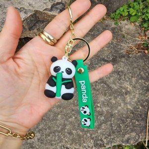 키링월드 대나무 판다키링 열쇠 키홀더 가꾸 백꾸미기 꾸미기 백꾸 고리 키링