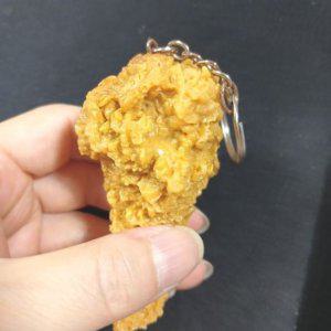 키링월드 음식 프라이드 닭날개 닭다리 치킨 키링 복날 모형