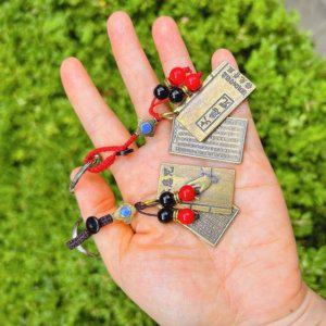 키링월드 황동키링 열쇠 고리 능엄주 부적