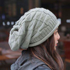 중년 여성 겨울 비니 두건 1P 캐주얼 보온 모자 항암