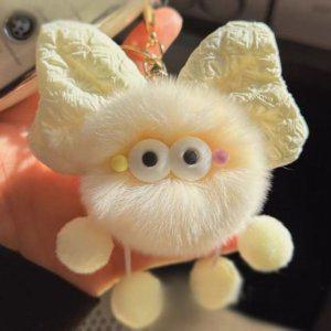 키링월드 리본솜 키홀더 꾸미기 가방 키링 방울 고리