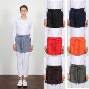 앞치마 다용도 매장 홀서빙 색 미니 허리 개 카페 숏 레스토랑