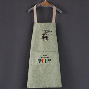 앞치마 다용도 바리스타 보육 애견 예쁜 미용실 집 카페 식당 남자 주방 공방 교사 그린
