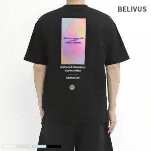 빌리버스 노란 남자티셔츠 남자 여름 남자7부티