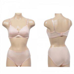 여자여름속옷 스킨색 뽕브라 스포츠브라 앞후크브