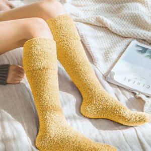 여성양말 장목양말 수면양말 겨울양말 방한양말 오버니삭스 기모양말 양털양말 따뜻한양말 여성수면양말