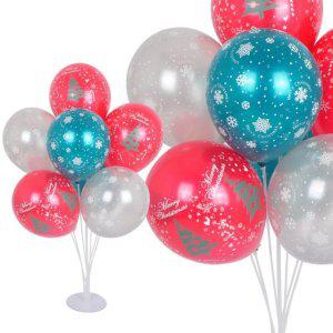 풍선꽂이장식세트70cm(크리스마스펄인쇄풍선)2세트