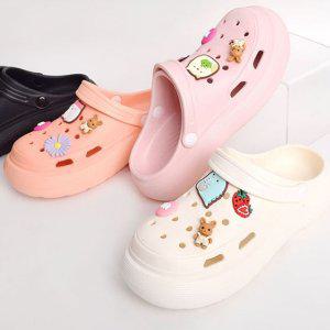 여자 유행 슬리퍼 아쿠아 키높이 샌달 물놀이 슈즈