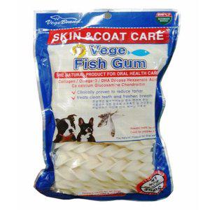 강아지간식 베게 생선껌 40입 1P 개껌 영양 훈련보상