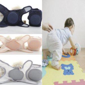 단색민자찍찍이 유아무릎보호대 팔꿈치 메쉬