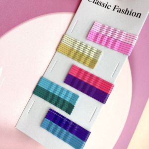 실핀 파스텔 실삔 컬러 클래식 앞 머리 핀 고정