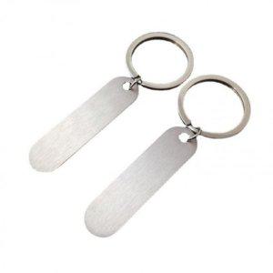 각인 실버키링 캐주얼 인쇄 메탈 필수템 열쇠고리 커