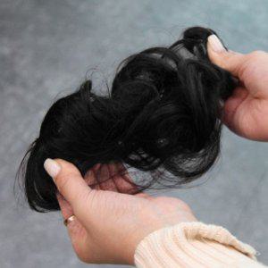 똥머리 올림머리 추천 가발 머리끈 꾸안꾸