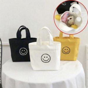 스마일 인기 미니 에코백