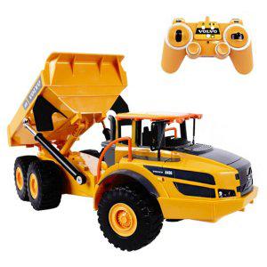 바니랜드 자동차장난감 RC카 무선 볼보 굴절식 덤프트럭