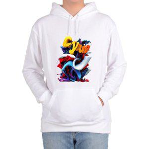 후드티 전사이즈 3D입체 물감형상 예술표현