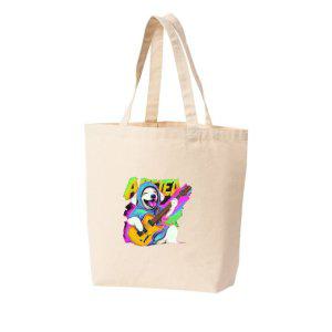 에코백 다양한 사이즈 강아지 기타 연주 반려견