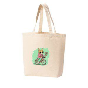 에코백 다양한 사이즈 자전거 선글라스 강아지