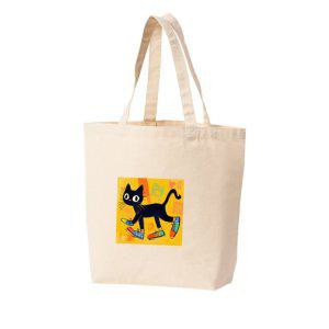 에코백 다양한 사이즈 고양이 신발 알록달록 냥이