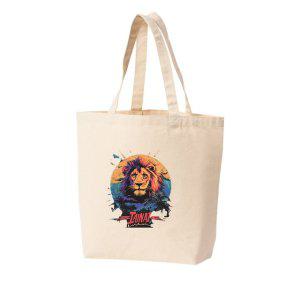 에코백 다양한 사이즈 사자 LION 빈티지 제왕