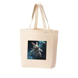 에코백 다양한 사이즈 우주비행사 토끼 우주복