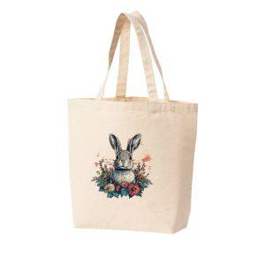 에코백 다양한 사이즈 토끼 꽃 술래잡기 RABBIT