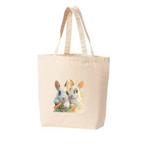 에코백 다양한 사이즈 쌍둥이 토기 래빗 당근 토끼집