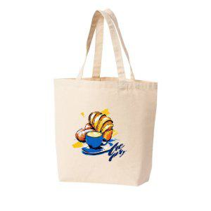 에코백 다양한 사이즈 브런치 커피 브레드 라떼