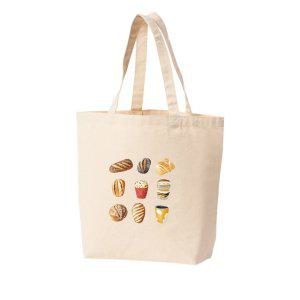 에코백 다양한 사이즈 베이커리카페 빵 커피 카페