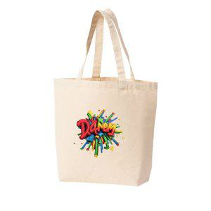 에코백 다양한 사이즈 축제 무지개 불꽃놀이 폭죽