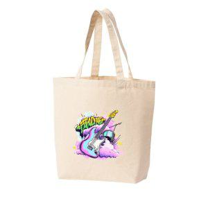 에코백 다양한 사이즈 드러머 밴드 기타리스트 뮤직