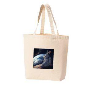 에코백 다양한 사이즈 지구 토끼 우주복 우주 흰토끼