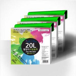 ECOCO 티슈타입 쓰레기 리필봉투 20리터 3팩
