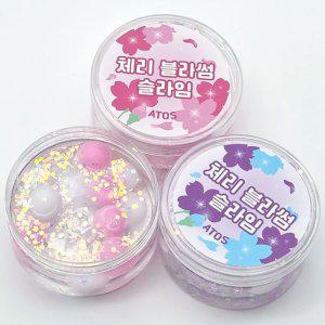 어린이 진주 폼볼 벚꽃 슬라임 랜덤 3P 액괴 장난감