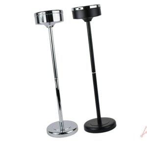 휴대용재떨이 실내외 캠핑 카페휴지통 인테리어 무연 압착형 받침 유리 사무실 스탠드재떨이