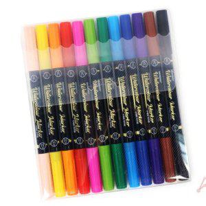 디자인마카 세트 트윈마카 터치 터치필마카펜 크롬 페인트 아크릴 크롬펌프 실버 수채화 마카펜 12개입
