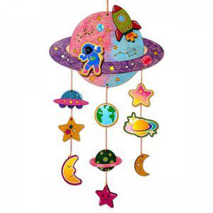 만들기 나무스티커모빌 우주 만들기대장 꾸미기 모빌