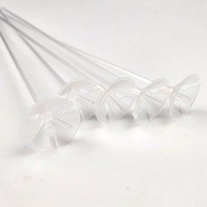 40cm 막대 막대기 풍선 100P 스틱 투명 풍선컵스틱 풍