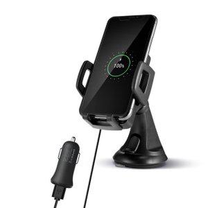 자동차 스마트폰 무선 고속충전 거치대 대시보드 회전