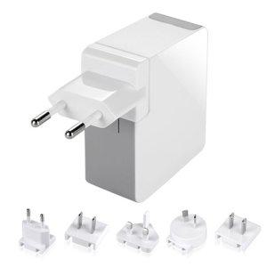 해외 여행용 4포트 충전기 멀티플러그 유럽 미국 중국