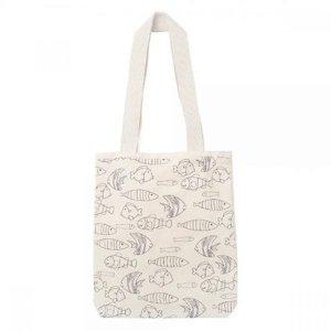 에코백꾸미기 TD 물고기 나만의에코백 DIY페브릭 색칠